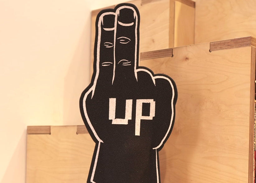 UP Song download + Foam hand