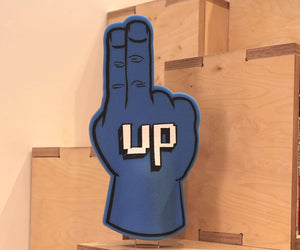 UP Song download + Foam hand
